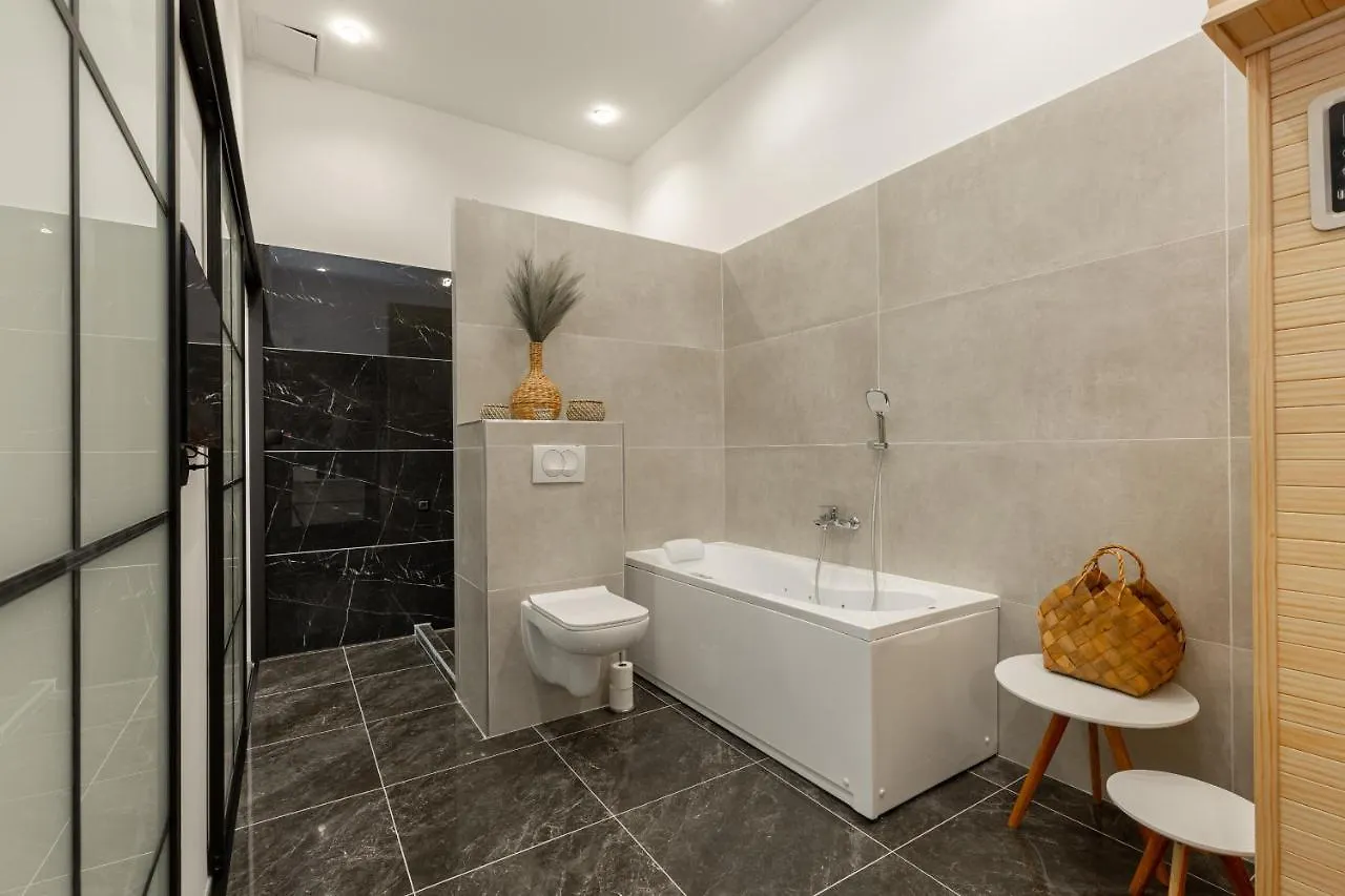 Apartman Super Central 2Br-2Bt With Balcony&View&Sauna&Jacuzzi Budapest Magyarország